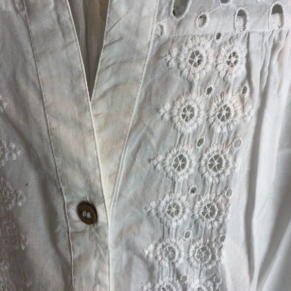 NWT JH Collectibles White Button Down Shirt Size L - Picture 5 of 8